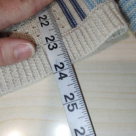 Lovestitch Multicolor Striped Knit Beach Hoodie Small - Picture 2 of 10